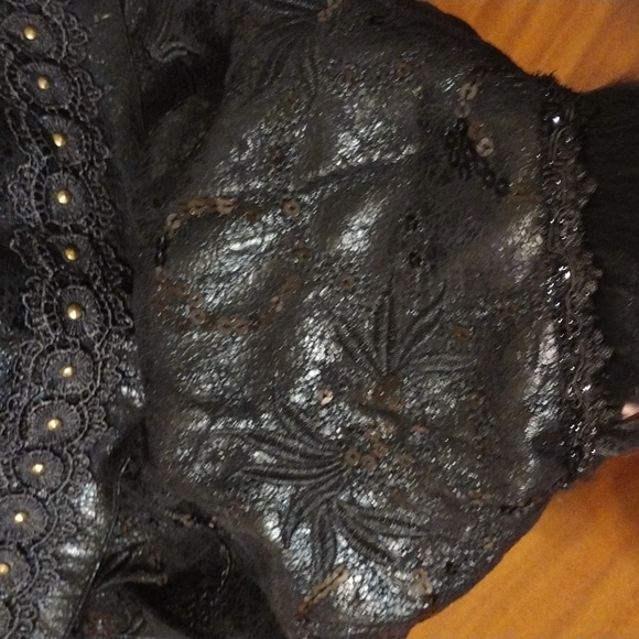 Black BC Black Cat Fashion Skirt Gypsy Mori Country Western NWT 28' Naturecore - Picture 6 of 12